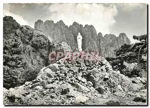 Moderne Karte La Corse Ile de Beaute Col de Bavella