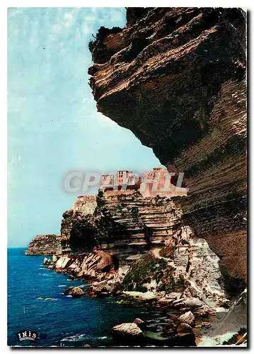 Moderne Karte Bonifacio et ses falaises