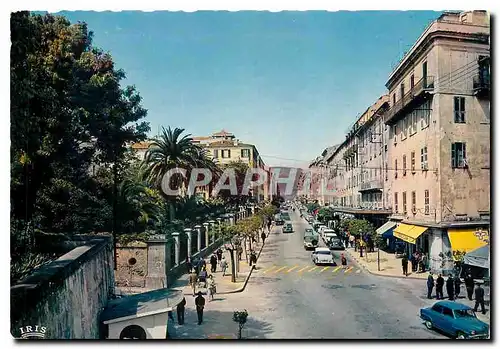 Moderne Karte Ajaccio Le Cours Napoleon