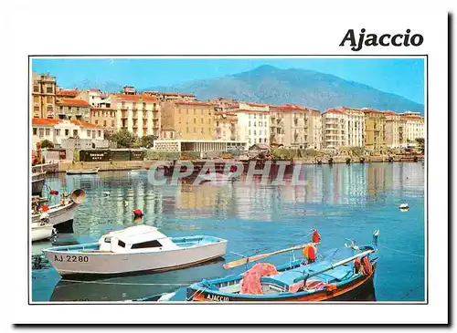 Cartes postales moderne Corse Ile de Beaute Paradis d'ete Ajaccio Le port