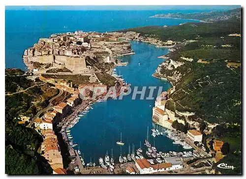 Moderne Karte Corse Ile de Beaute Paradis d'ete Bonifacio