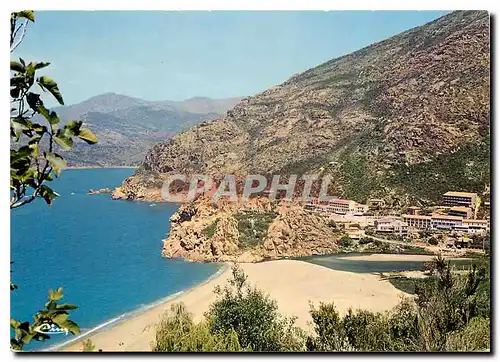 Cartes postales moderne Corse Ile de Beaute Paradis d'ete Porto La tour et plage