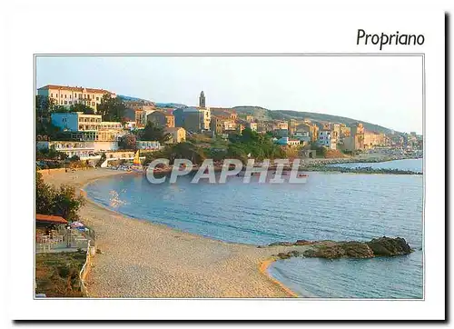 Moderne Karte Propriano La plage et le ville