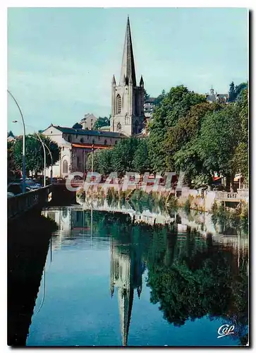 Moderne Karte Tulle La Correze et la Cathedrale