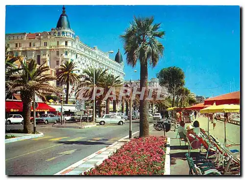 Cartes postales moderne Cannes Alpes Maritimes La Croisette et le Carlton