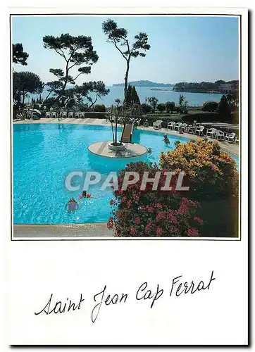 Cartes postales moderne Saint Jean Cap Ferrat La piscine la pointe Saint Hospice