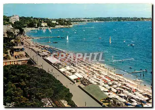 Moderne Karte La Cote d'Azur Juan les Pins