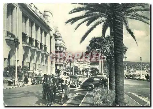 Cartes postales moderne Nice Promenade des Anglais et Palais de la Mediterranee