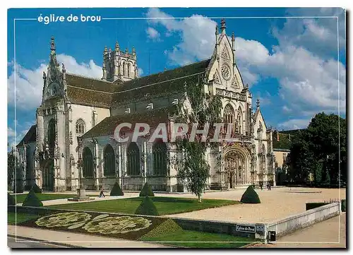 Moderne Karte Bourg en Bresse Ain Eglise de Brou