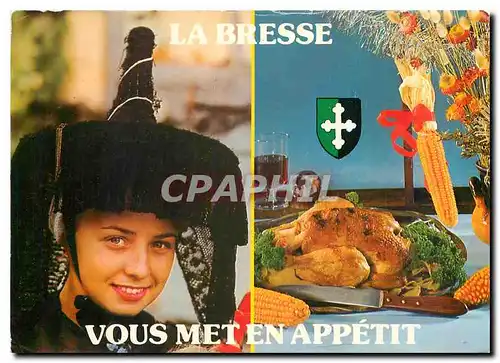 Cartes postales moderne La Bresse vous met en appetit Folklore