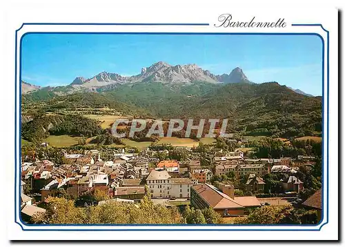 Moderne Karte Alpes de Haute Provence Barcelonnette