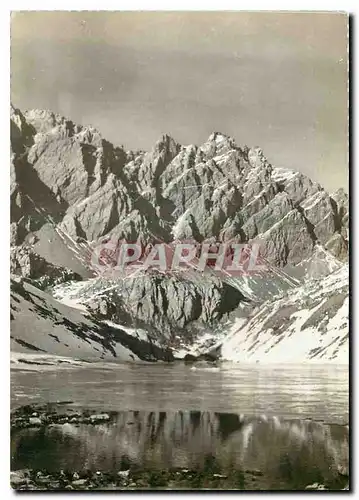 Cartes postales moderne Saint Paul sur Ubaye Aiguilles de Chambeyron et Lac des Neuf Couleurs