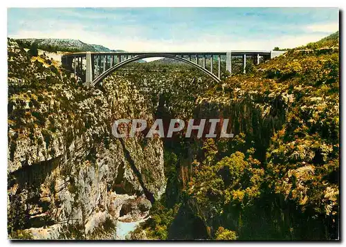 Moderne Karte Les Gorges Pittoresques du Verdon