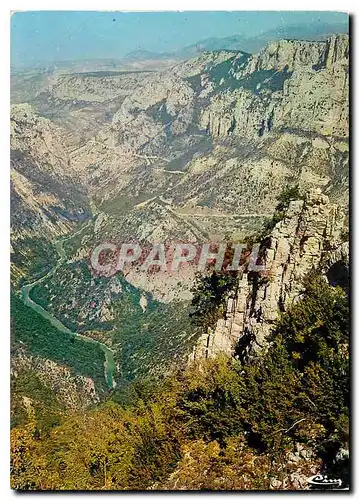 Moderne Karte Les Gorges du Verdon La corniche sublime