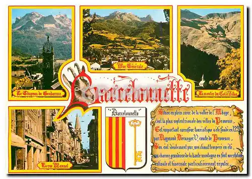 Cartes postales moderne Barcelonnette Alpes de Haute Provence