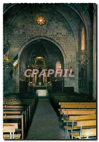 Moderne Karte Moustiers Ste Marie Interieur de la Chapelle Notre Dame de Beauvoir