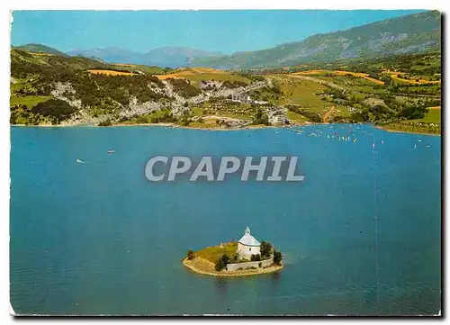 Cartes postales moderne Lac de Serre Poncon Hautes Alpes La Chapelle Saint Michel de Prunieres