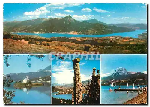 Cartes postales moderne Les Alpes Lac de Serre Poncon Vue panoramique prise de St Apolinaire