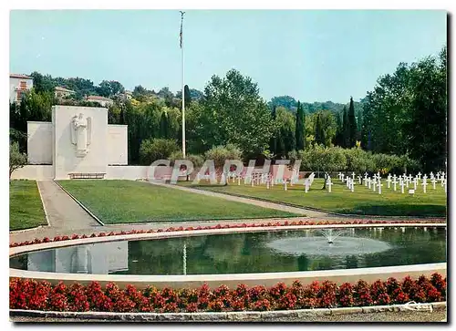 Moderne Karte Draguignan Var Le cimetiere Americain