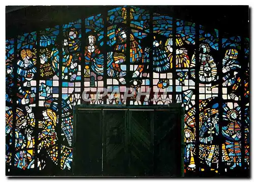 Moderne Karte Frejus Plage Var Eglise St Roch Vitraux Sud