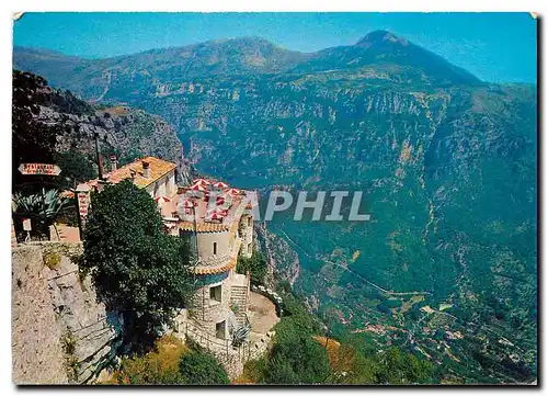 Moderne Karte Gourdon Alpes Maritimes Le Vieux Chateau et la Vallee du Loup