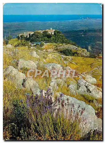 Moderne Karte Gourdon La Sarrazine Alpes Maritimes Le Village perche