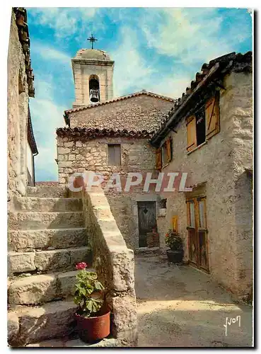 Moderne Karte Gourdon La Sarrazine AM Le Village Perche L'Eglise