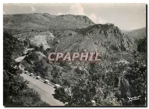 Cartes postales moderne Gourdon AM vu de la Route de Grasse