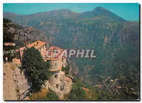 Moderne Karte Gourdon Cote d'Azur La Vallee du Loup Le Nid d'Aigle