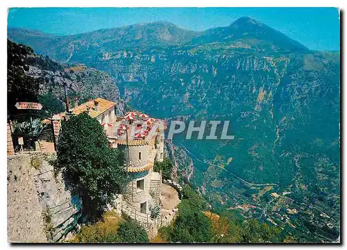 Moderne Karte Gourdon Alpes Maritimes Le Vieux Chateau et la Vallee du Loup