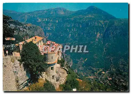 Moderne Karte Gourdon Cote d'Azur La Vallee du Loup Le Nid d'Aigle