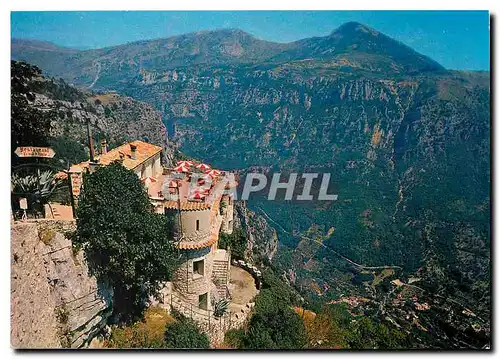 Moderne Karte Gourdon Cote d'Azur La Vallee du Loup Le Nid d'Aigle