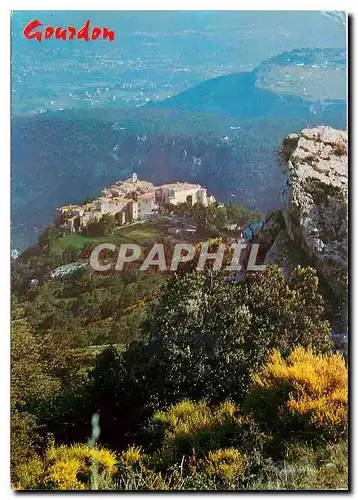 Cartes postales moderne Gourdon Alpes Maritimes Vieux village feodal