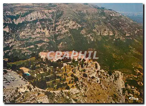 Moderne Karte Gourdon Alpes Mar Vue generale aerienne