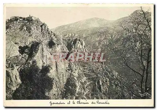 Moderne Karte Gourdon et le chemin du Paradis