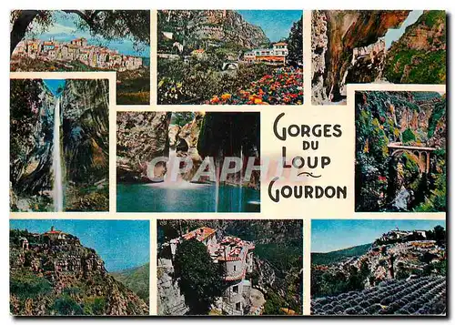 Cartes postales moderne Cote d'Azur French Riviera Les Gorges du Loup L'arriere pays pittoresque