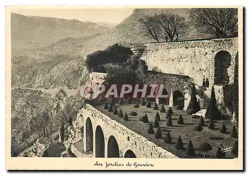 Moderne Karte Les jardins de Gourdon