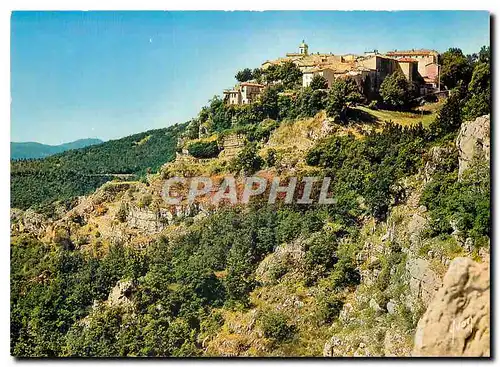 Cartes postales moderne Gourdon La Sarrazine Alpes Maritimes Village perche a la pointe d'un eperon rocheux