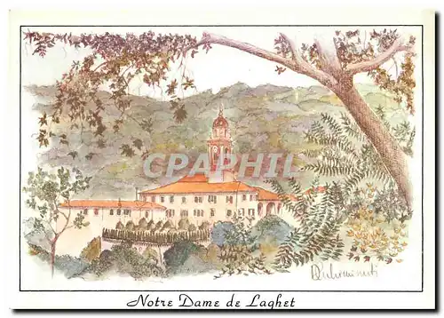 Cartes postales moderne Notre Dame de Laghet Alpes Mar