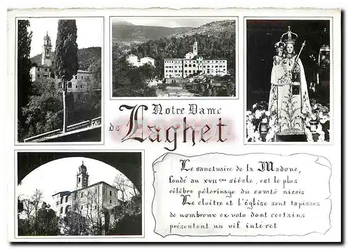 Cartes postales moderne Sanctuaire de Notre Dame de Laghet Alpes Maritimes