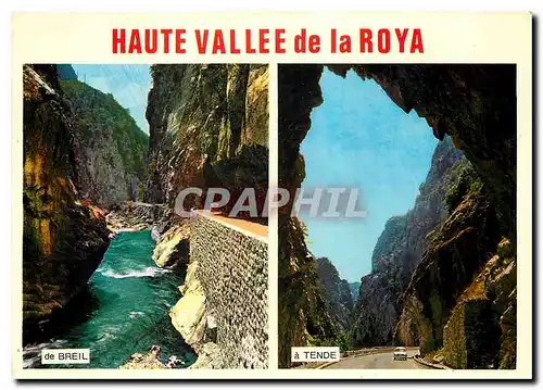 Cartes postales moderne Haute Vallee de la Roya Alpes Maritimes