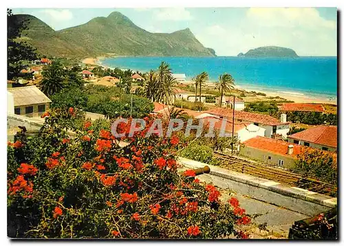 Moderne Karte Porto Santo Madeira Vista Leste de Vila