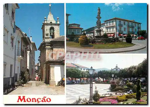 Moderne Karte Portugal Moncao Aspectos da Vila