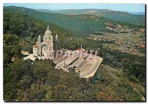 Moderne Karte Viana di Castelo Portugal Sanctuario de Santa Lucia