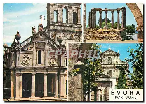 Cartes postales moderne Evora Portugal Notre Dame de la Grace Temple a Diane Chartreuse