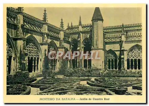 Cartes postales moderne Mosteiro da Batalha Jardim do Claustro Real