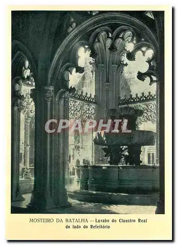 Cartes postales moderne Mosteiro da Batalha Lavabo do Claustro Real do lado do Refeitorio
