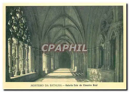 Cartes postales moderne Mosteiro da Batalha Galeria Este do Claustro Real