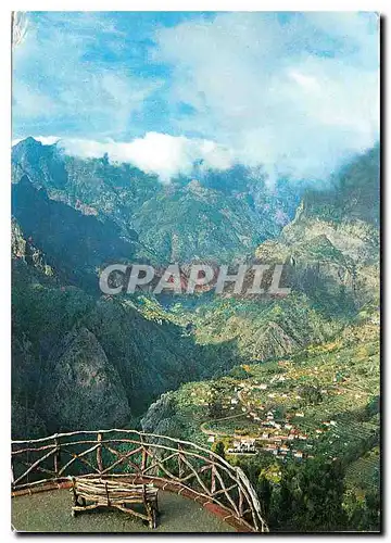 Cartes postales moderne Ilha de Madeira Portugal Vue depuis le Belvedere des Nonnes