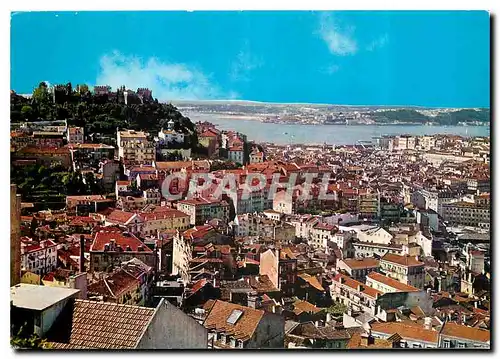 Moderne Karte Lisboa Portugal Une vue partielle